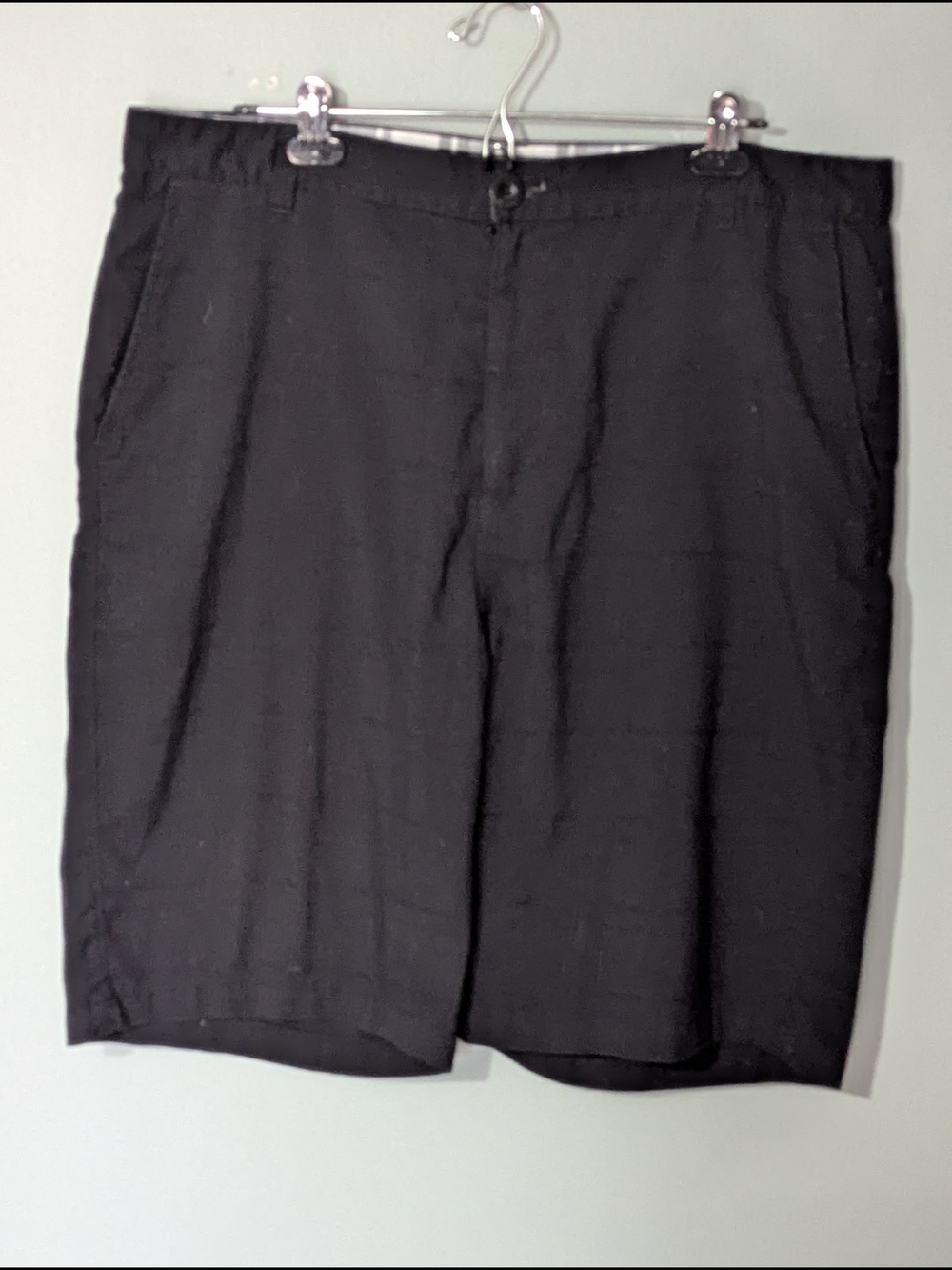 Ripzone Men's Black Flat‎ Front Casual Shorts